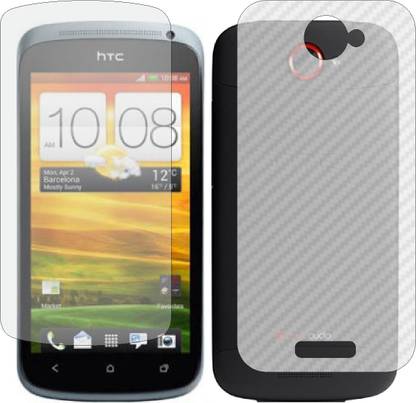 Mobling Front and Back Screen Guard for HTC ONE S (Front 9H Hardness Matte & Carbon Fiber Skin for Back)
