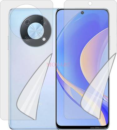 MOBART Front and Back Screen Guard for HUAWEI NOVA Y90 (Edge To Edge TPU Covers Curved Edges)