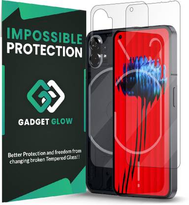 Gadget Glow Front and Back Screen Guard for Nothing Phone (1) 5G, Nothing Phone 1 5G, Nothing 1, Nothing 1 5G