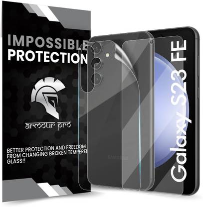 ArmourPro Front and Back Screen Guard for Samsung Galaxy S23 FE 5G, Samsung S23 FE, Samsung S23 FE 5G