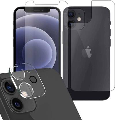 AV Front and Back Screen Guard for Apple iPhone 12 - Edge to Edge 11D | HD Clear | Resistant