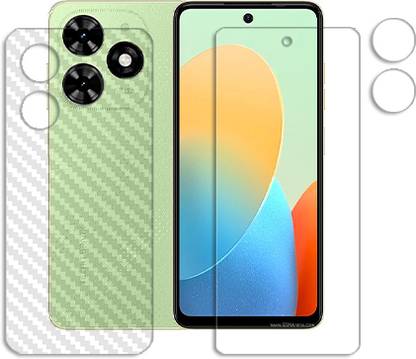 KOISTON Front and Back Tempered Glass for Tecno Spark Go 2024 FRONBACK TEMPERED GUARD