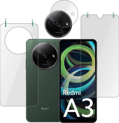 ARKEIS Front and Back Tempered Glass for Redmi A3