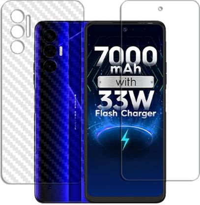 ARBAN Front and Back Tempered Glass for Tecno POVA 3 FRONT BACK SCREEN GUARD