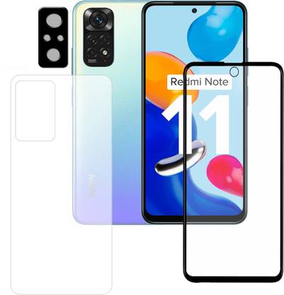 Systek Front and Back Tempered Glass for Mi Redmi Note 11, Mi Note 11, Redmi Note 11