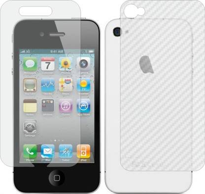Fasheen Front and Back Tempered Glass for Apple iPhone 4s