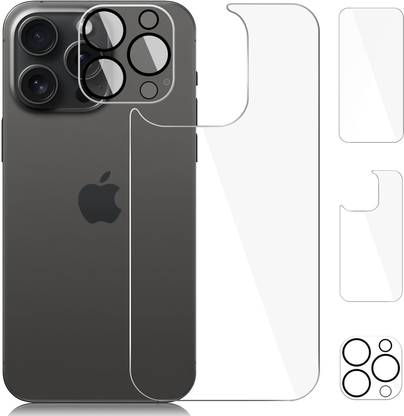 CASELIA Front and Back Tempered Glass for APPLE iPhone 15 Pro