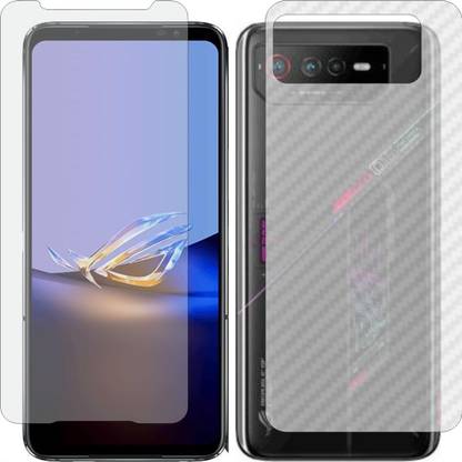 Fasheen Front and Back Tempered Glass for ASUS ROGPHONE 6 BATMAN EDITION
