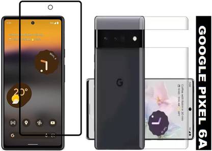 DSCASE Front and Back Tempered Glass for Google Pixel 6a, Pixel 6a