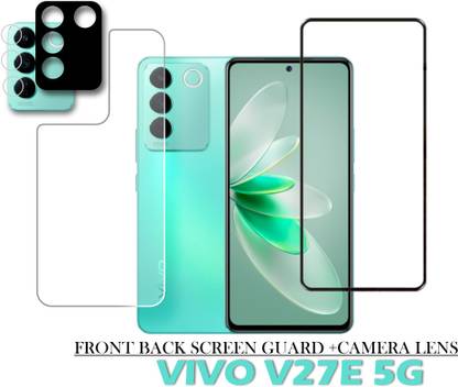 CXRTOPIL Front and Back Tempered Glass for VIVO V27E 5G