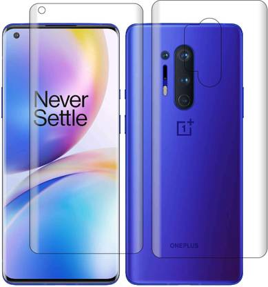 AGRSHI Front and Back Tempered Glass for OnePlus 8 Pro, One Plus 8 Pro, 1+ 8 Pro