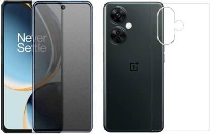 4 YARDS Front and Back Tempered Glass for OnePlus Nord CE 3 Lite 5G (Matte Finish)