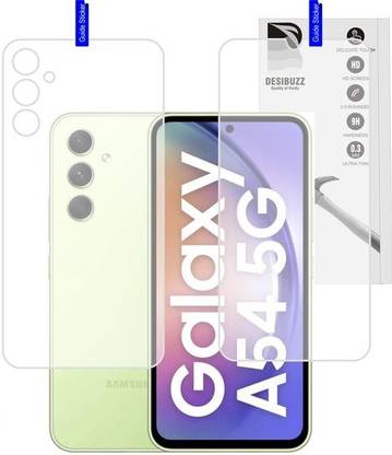 देसीबज़ Front and Back Tempered Glass SAMSUNG Galaxy A54 5G, (फ्लेक्सिबल) के लिए