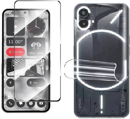 COVER CAPITAL Front and Back Tempered Glass for Nothing Phone 2