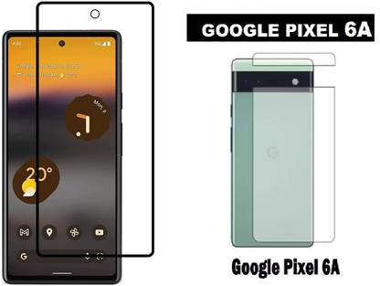 DSCASE Front and Back Tempered Glass for Google Pixel 6a, Pixel 6a