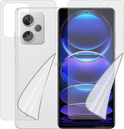 MOBART Front and Back Tempered Glass for REDMI NOTE 12 PRO PLUS 5G (Edge To Edge TPU, Full Coverage)