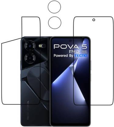 Winkoba Front and Back Tempered Glass for Tecno pova 5 pro