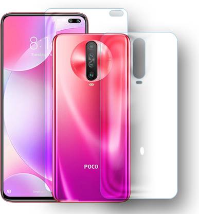 SOMTONE Front and Back Tempered Glass for Xiaomi Poco X2