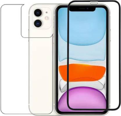 MagicalTech Front and Back Tempered Glass for iPhone 11 Front Edge To Edge Tempered & Back Flexible Screen Protector Anti-Fingerprint/Scratch