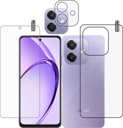 BOMGUARD Front and Back Tempered Glass for OPPO A3x 5G With Camera Lens Protector