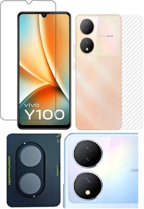 COVER CAPITAL Front and Back Tempered Glass for Vivo Y100A 5G