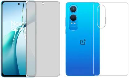 4 YARDS Front and Back Tempered Glass for OnePlus Nord Ce 4 lite 5g (Matte Finish)