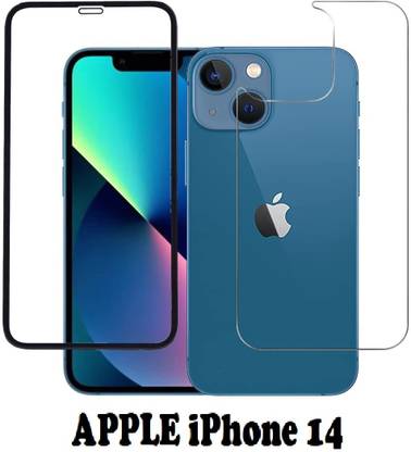ASVALBUY Front and Back Tempered Glass for APPLE iPhone 14, iPhone 14