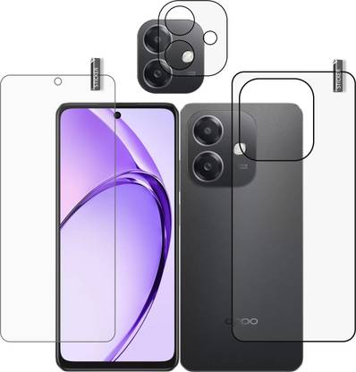 GARUDA GLASS Front and Back Tempered Glass for OPPO A3x 5g with camera lens protector