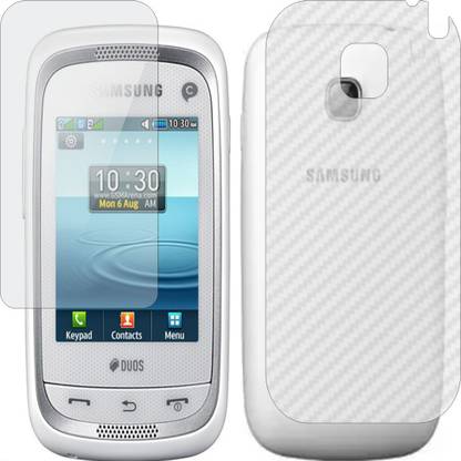 Fasheen Front and Back Tempered Glass for SAMSUNG CHAMP NEO