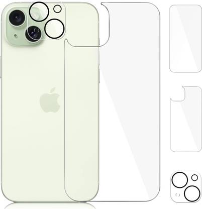 CASELIA Front and Back Tempered Glass for APPLE iPhone 15