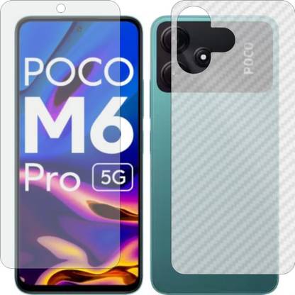 Fasheen Front and Back Tempered Glass for MI Poco M6 Pro 5G