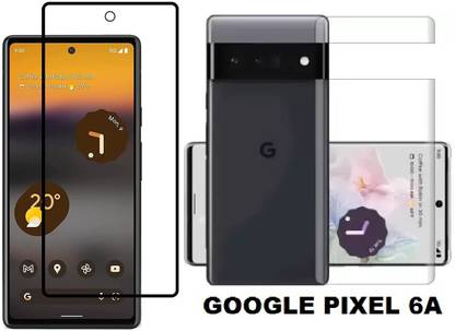 AKSHUD Front and Back Tempered Glass for Google Pixel 6A (6.1 inch)