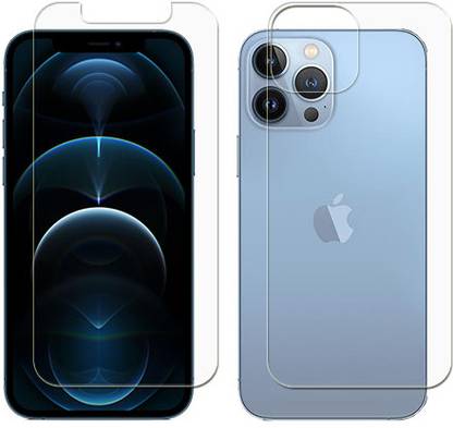 SOMTONE Front and Back Tempered Glass for Apple iPhone 13 PRO