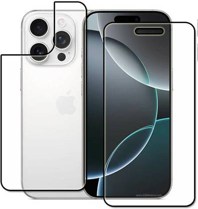 tombik Front and Back Tempered Glass for 66zd-Apple iPhone 16 Pro max-fb