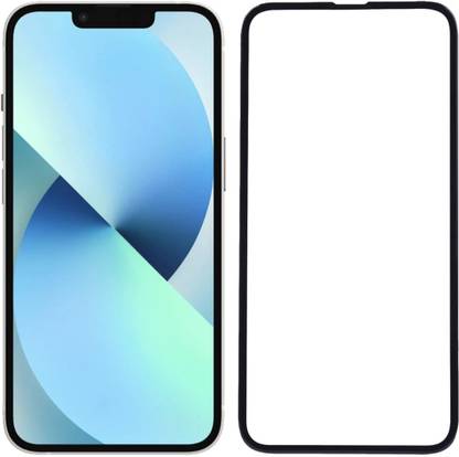 phonetek Front and Back Tempered Glass for iPhone 13, iPhone 13 Pro