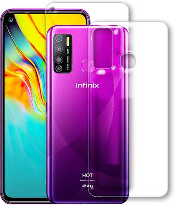 RELY TEST DIAGNOSTIC Front and Back Tempered Glass for Infinix Hot 9 Pro