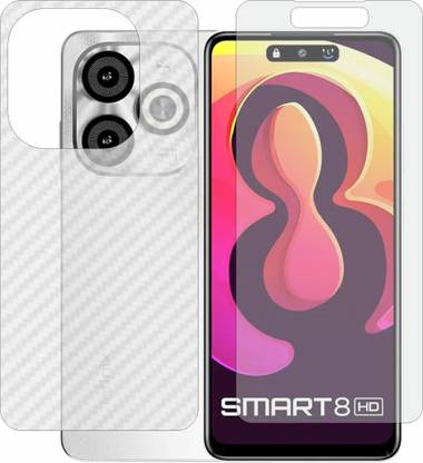 Fasheen Front and Back Tempered Glass for Infinix Smart8 HD