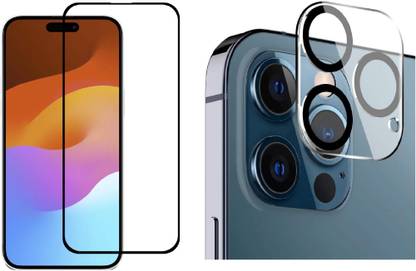 INCLU Front and Back Tempered Glass for Apple iPhone 14 Pro