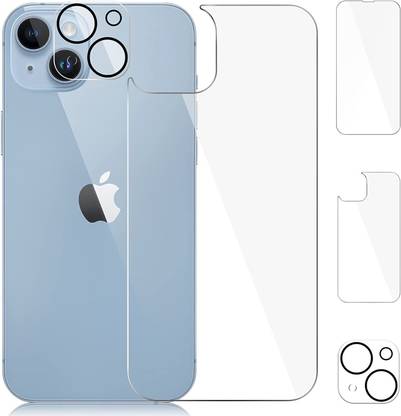 VOLMERE Front and Back Tempered Glass for Compatible For Apple iPhone 14 Plus Full Body Protection ( 3 in 1 ) Screen Protector