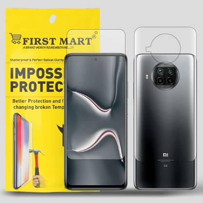 FIRST MART Front and Back Tempered Glass for Xiaomi Mi 10i 5G, Mi 10i, Xiaomi 10i, Redmi 10i 5G
