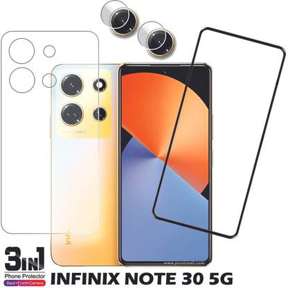 KANCHA Front and Back Tempered Glass for INFINIX NOTE 30 5G