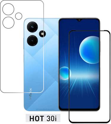 KANCHA Front and Back Tempered Glass for INFINIX HOT 30i