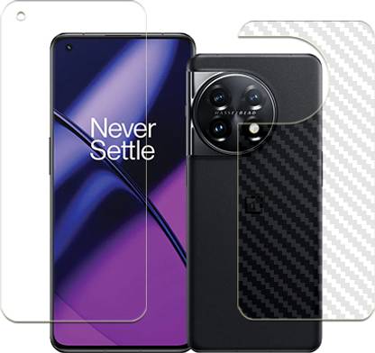 SOMTONE Front and Back Tempered Glass for OnePlus 11 FRONT BACK