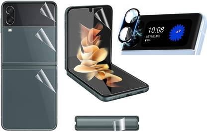 बाई एंड काका फ्रंट और बैक टेम्पर्ड ग्लास Samsung Galaxy Z Flip 4 के लिए