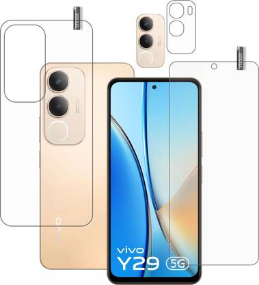 GARUDA GLASS Front and Back Tempered Glass for VIVO Y29 5G with camera lens protector