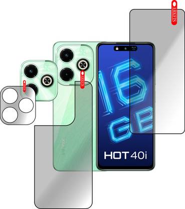 ARKEIS Front and Back Tempered Glass for Infinix HOT 40i
