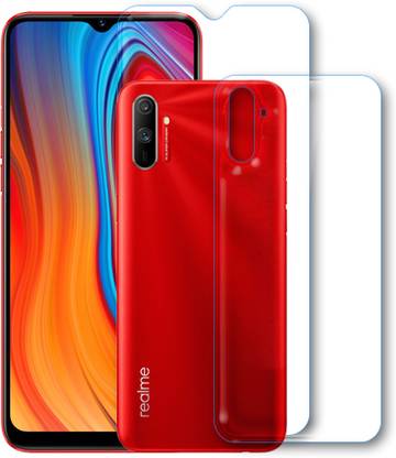 RELY TEST DIAGNOSTIC Front and Back Screen Guard for Realme C3
