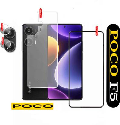 Cinzia Front and Back Tempered Glass for POCO F5