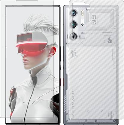 MOBART Front and Back Tempered Glass for ZTE Nubia Red Magic 9S Pro Plus