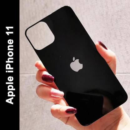 CallSmith Back Tempered Glass for iPhone 11 Back Glossy Tempered Glass, With apple Logo